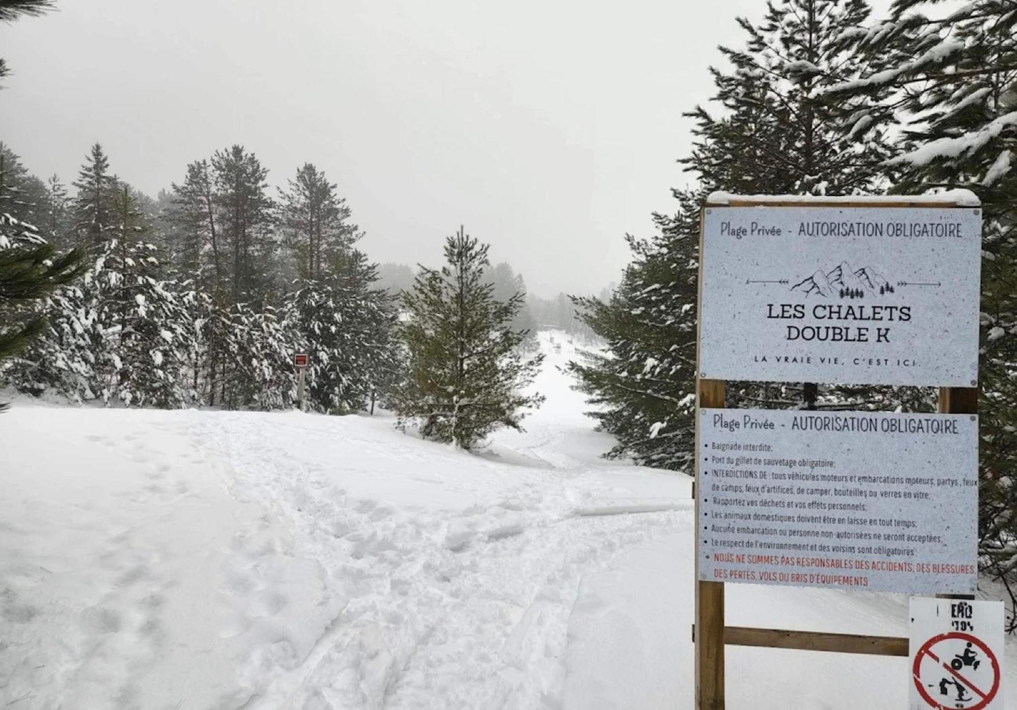 Les Chalets Double K # 3 Saint-Alexis-des-Monts Zewnętrze zdjęcie
